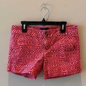 American Eagle Outfitters Pink Geometric Women's Shorts